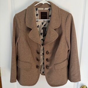 The Limited NWT! Ladies Medium Heathered Brown Soft & Classy Blazer